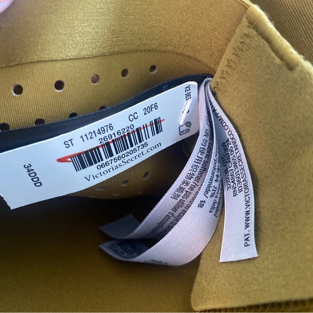 Victoria's Secret Wireless Everyday Bra in Mustard 34DDD
